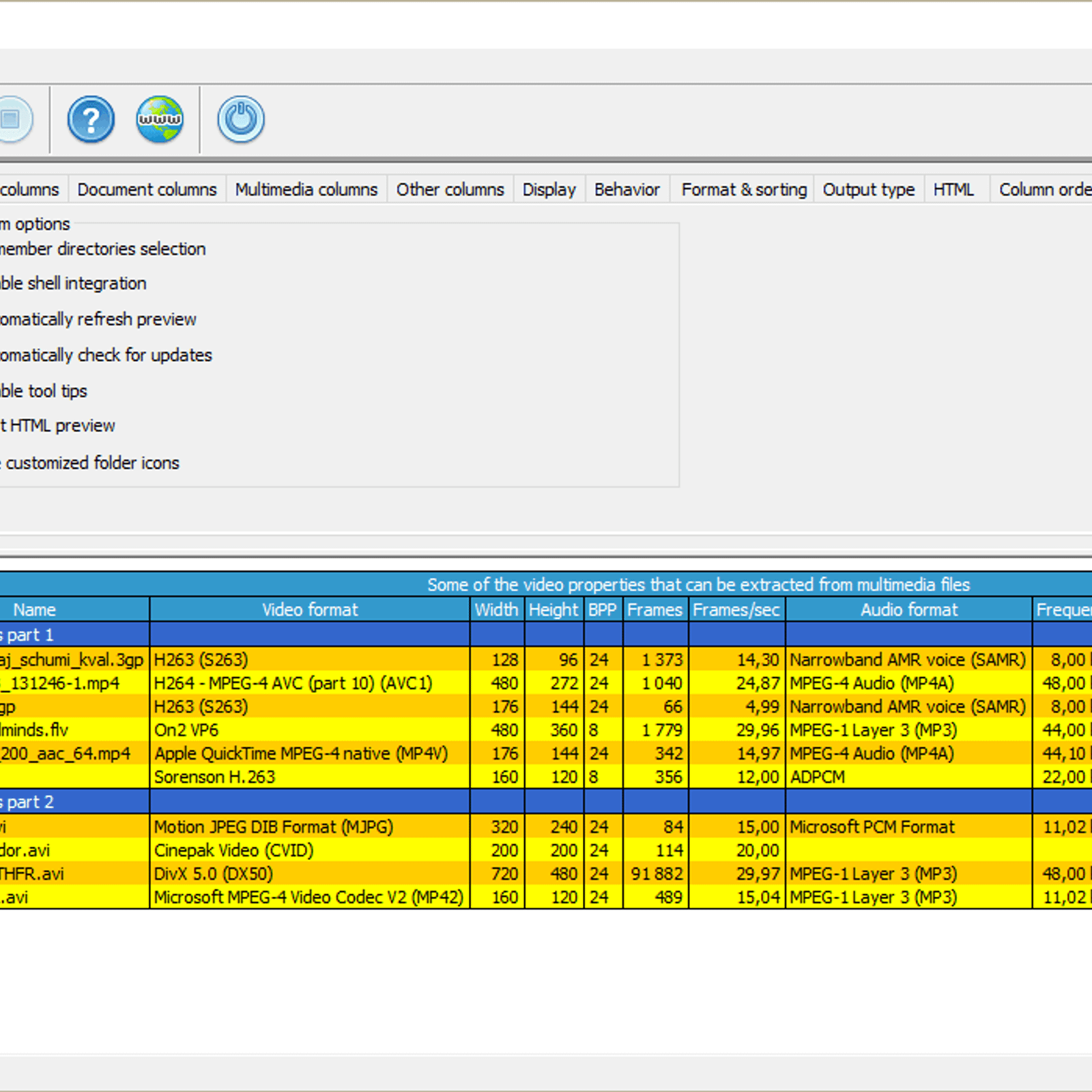 website directory lister