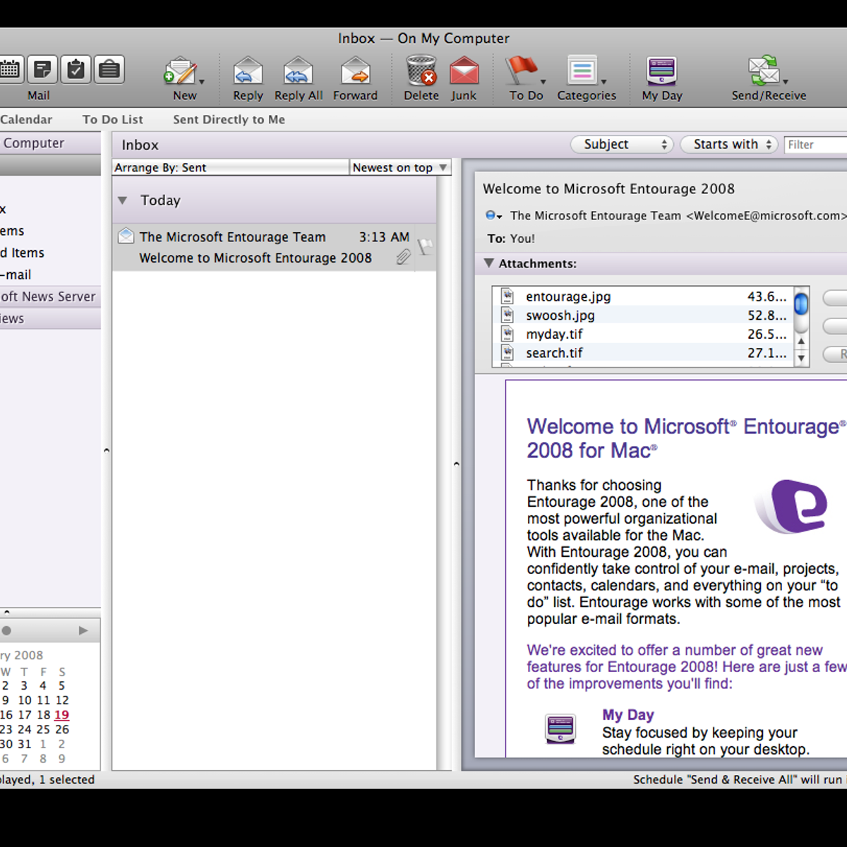 Microsoft Office Entourage 2008 For Mac Web Services Edition