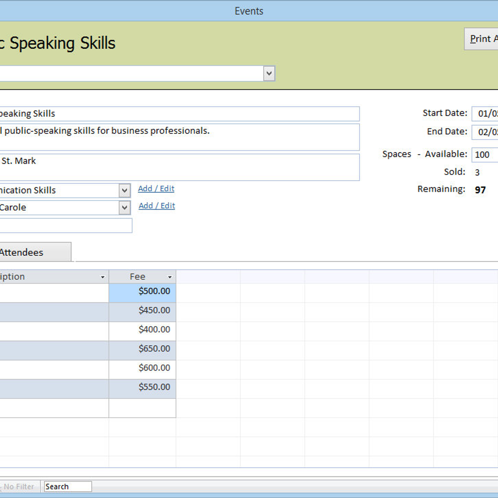 event management database alternatives and similar event management database