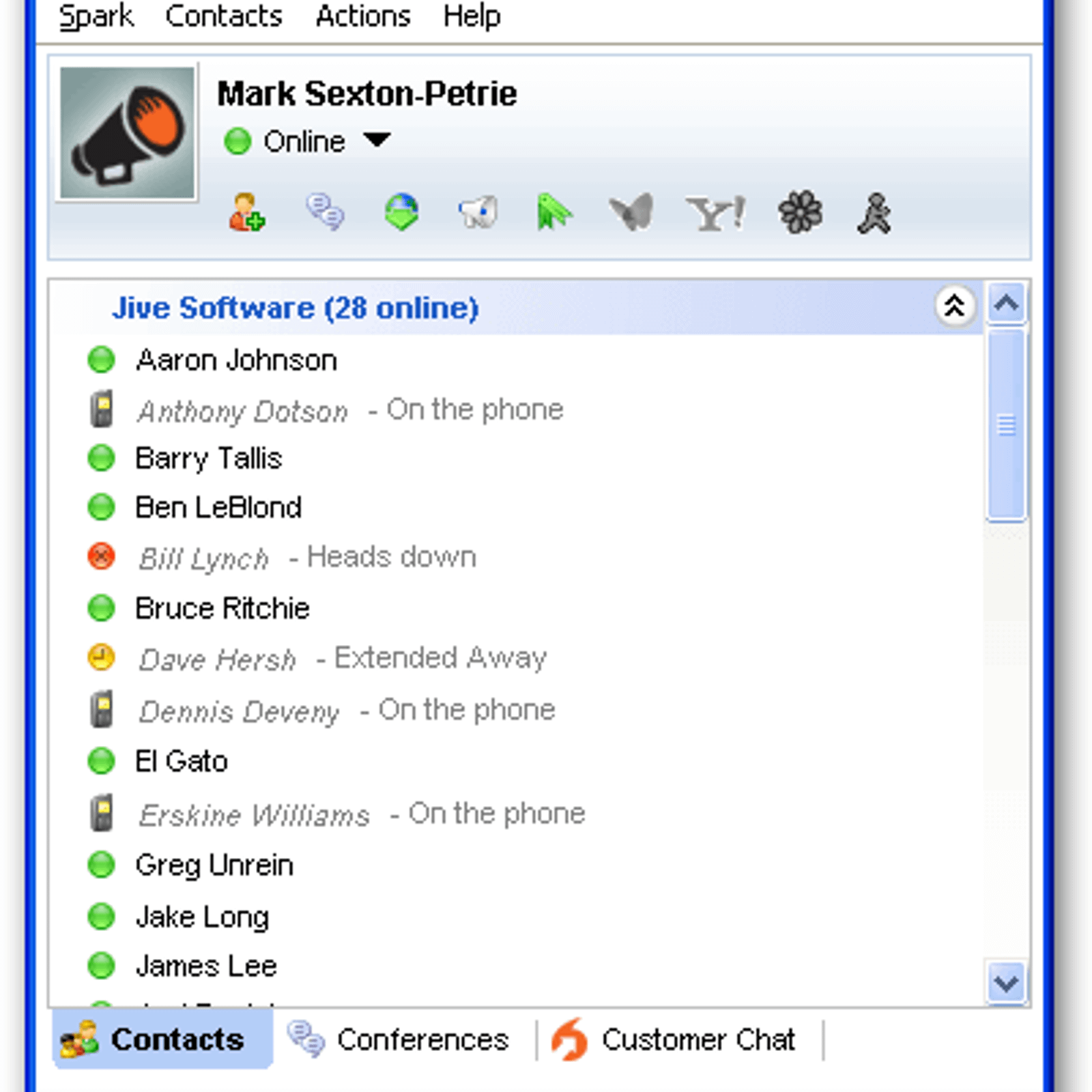 spark chat messenger