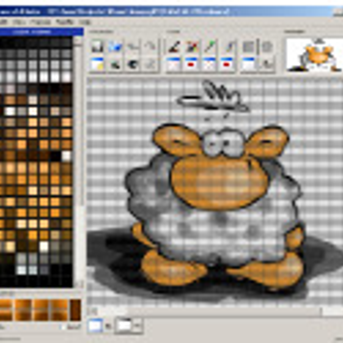 Изображение растрового графического редактора