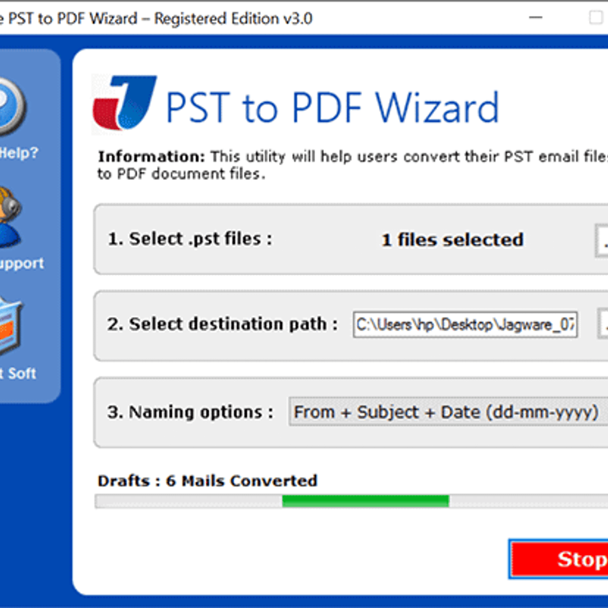 outlook pst file location