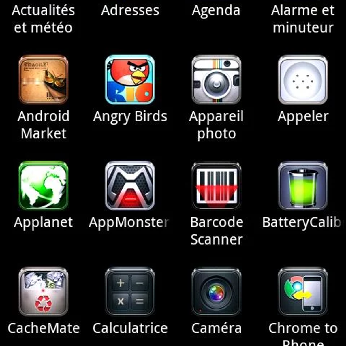 launcherpro m22 3d icons