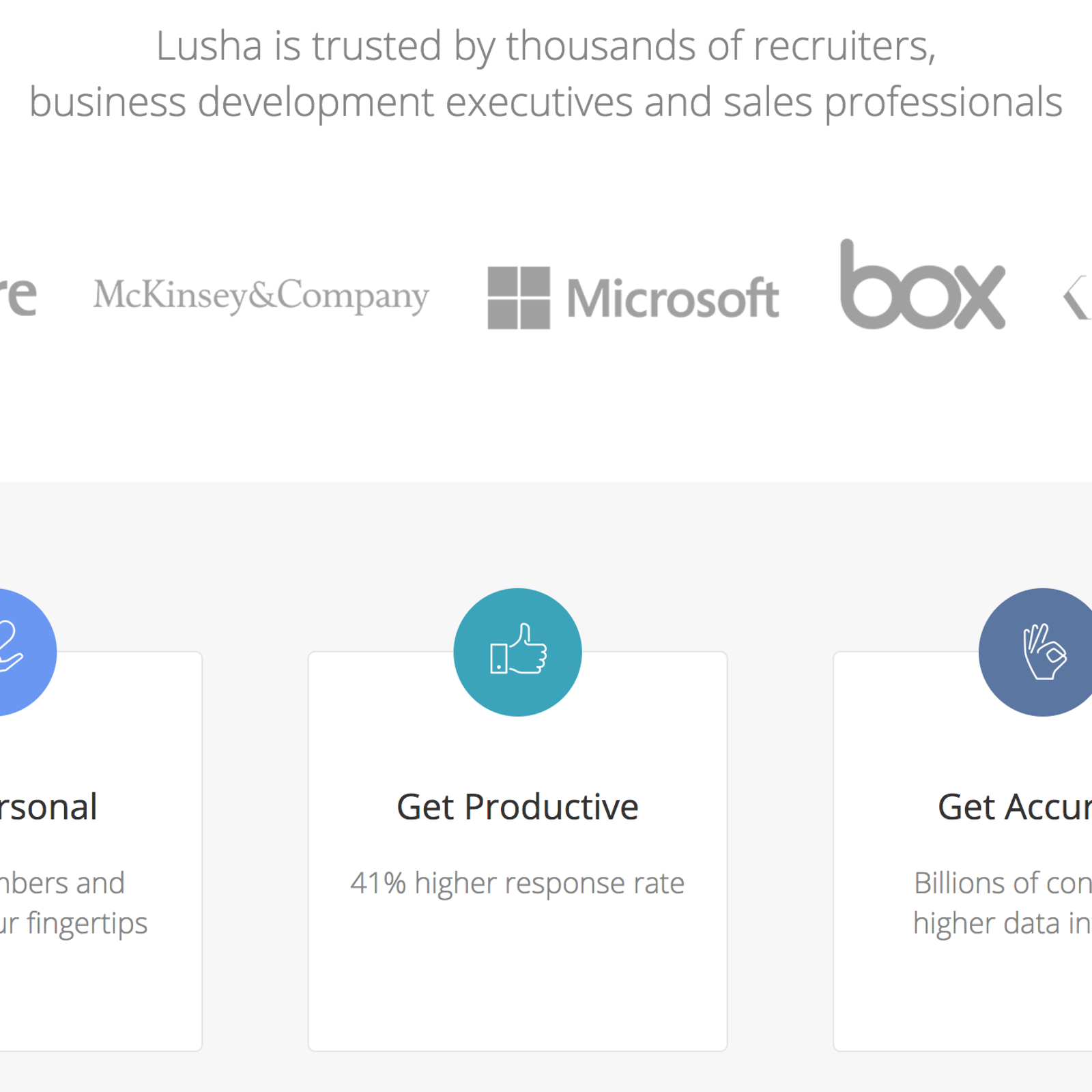 Lusha Alternatives and Similar Software