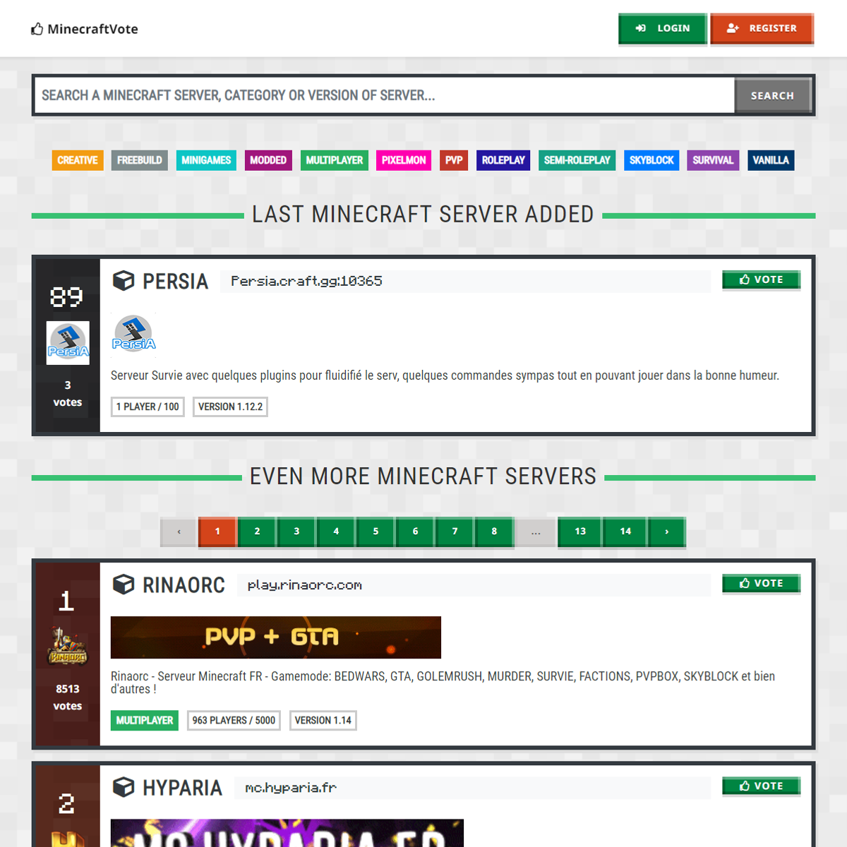 Minecraftvote Alternatives And Similar Websites And Apps - alternativeto minecraft ip for pvp server roblox Minecraftvote Alternatives And Similar Websites And Apps - minecraft ip for pvp server roblox