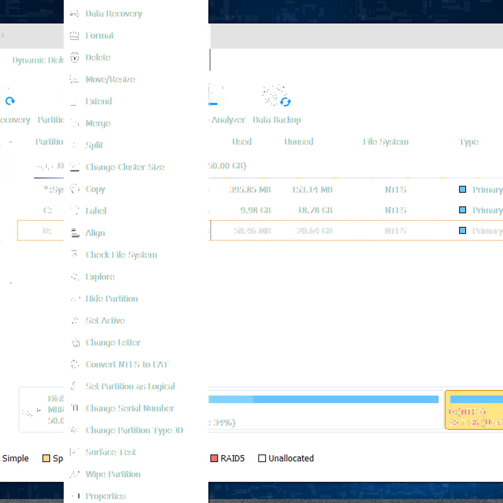 Partition wizard 5 Partition wizard 5