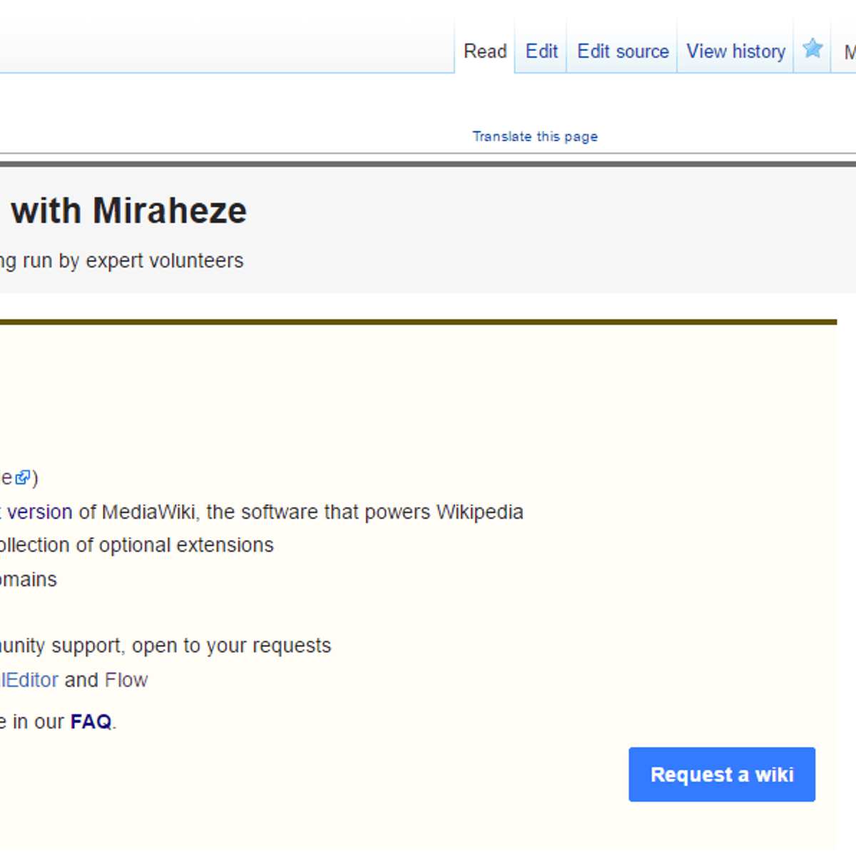 Miraheze Alternatives and Similar Websites and Apps