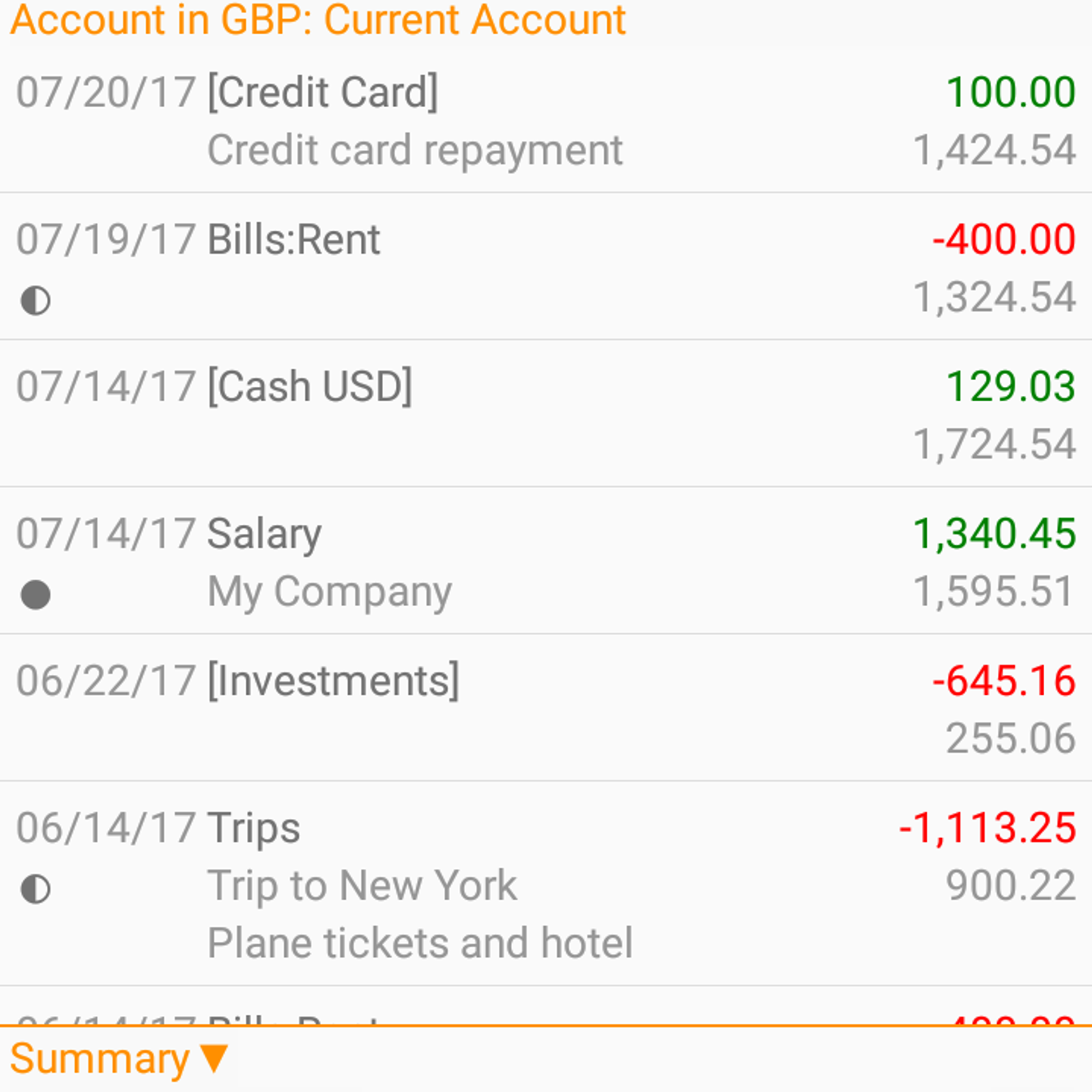 pfinance personal finance tracker and my family budget manager home