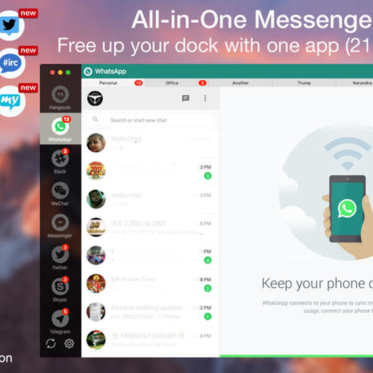 One Chat 3 3 – All In One Messenger One Chat 3 3 – All In One Messenger