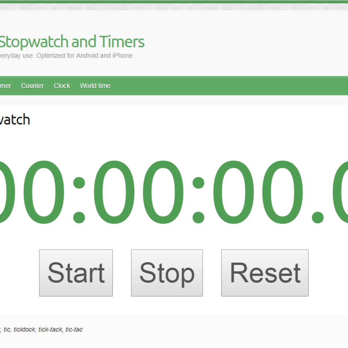 Online Stopwatch and Timers Alternatives and Similar Websites and Apps - AlternativeTo.net