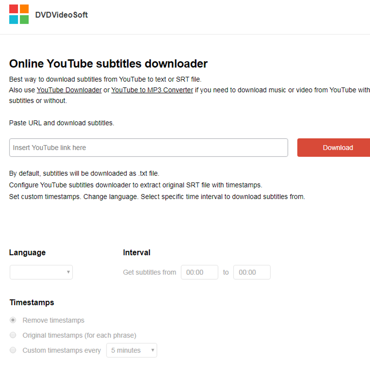 Online YouTube subtitles downloader Alternatives and Similar Websites