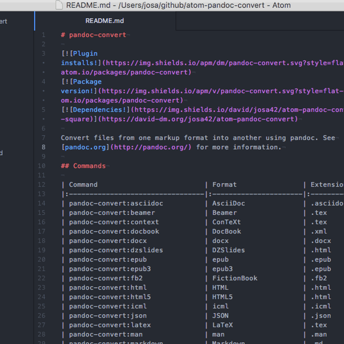 Markdown Markdown