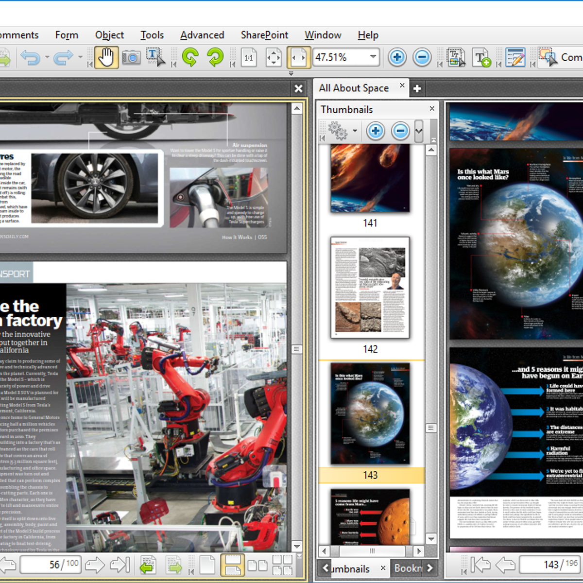 pdf xchange editor full screen presentation