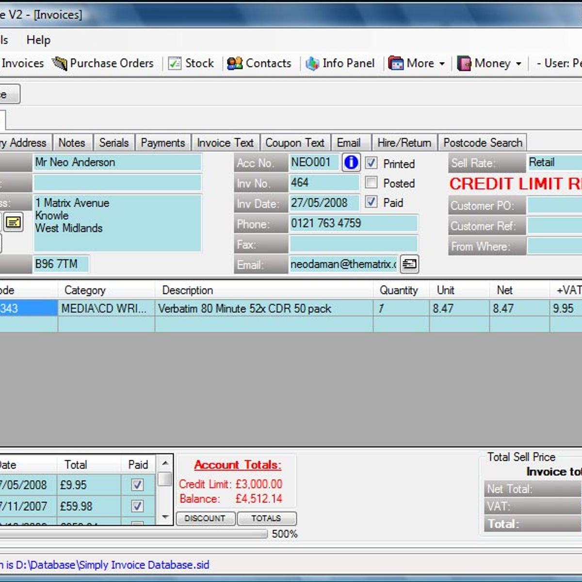 Invoice Program Invoice Program