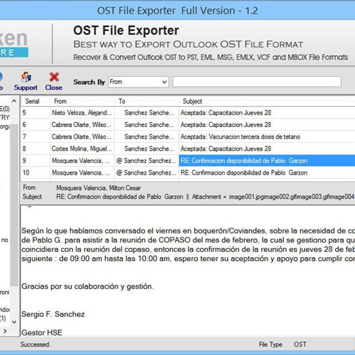 Incredimail to outlook converter