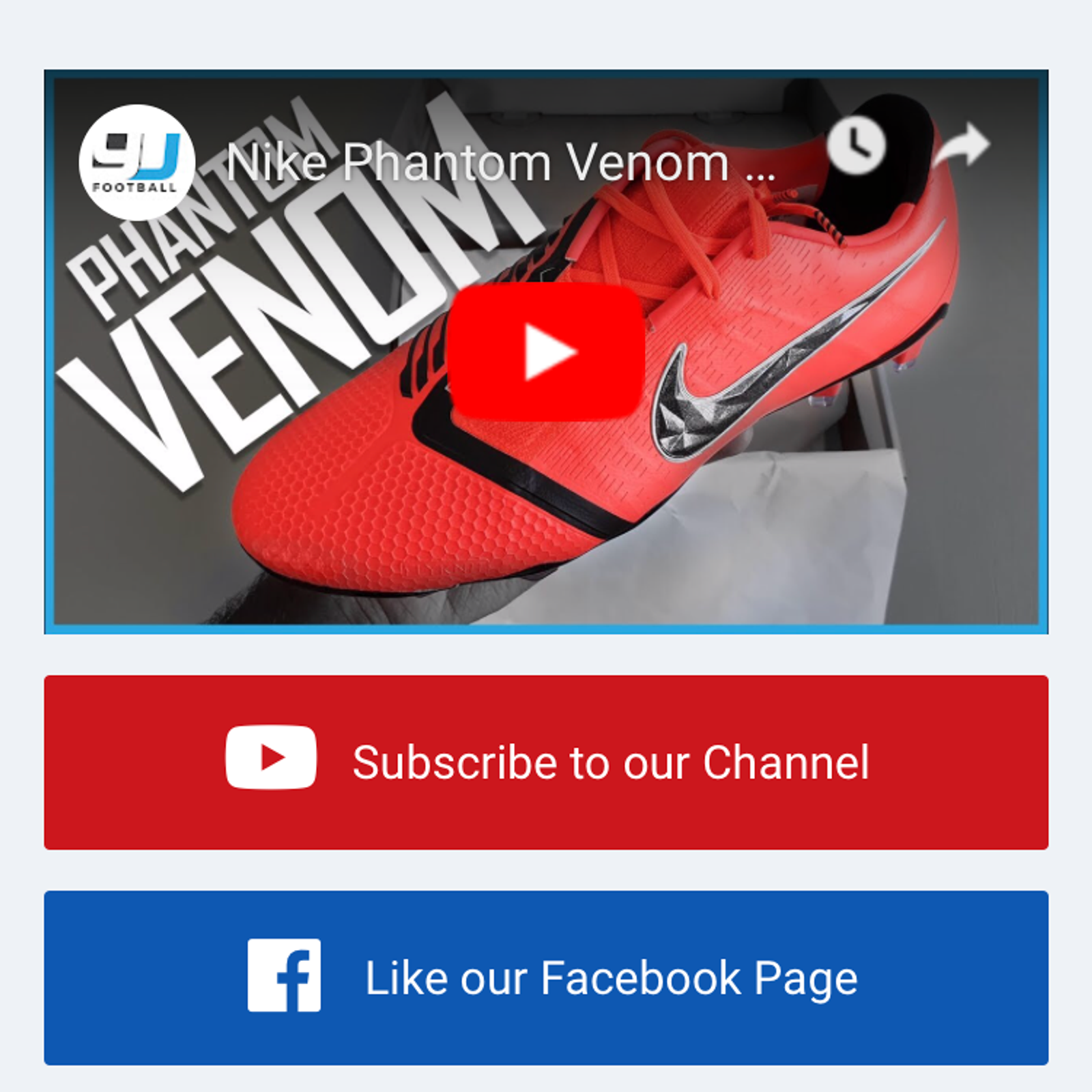 Men Nike Hypervenom Phantom FG Series Red Black Soccer