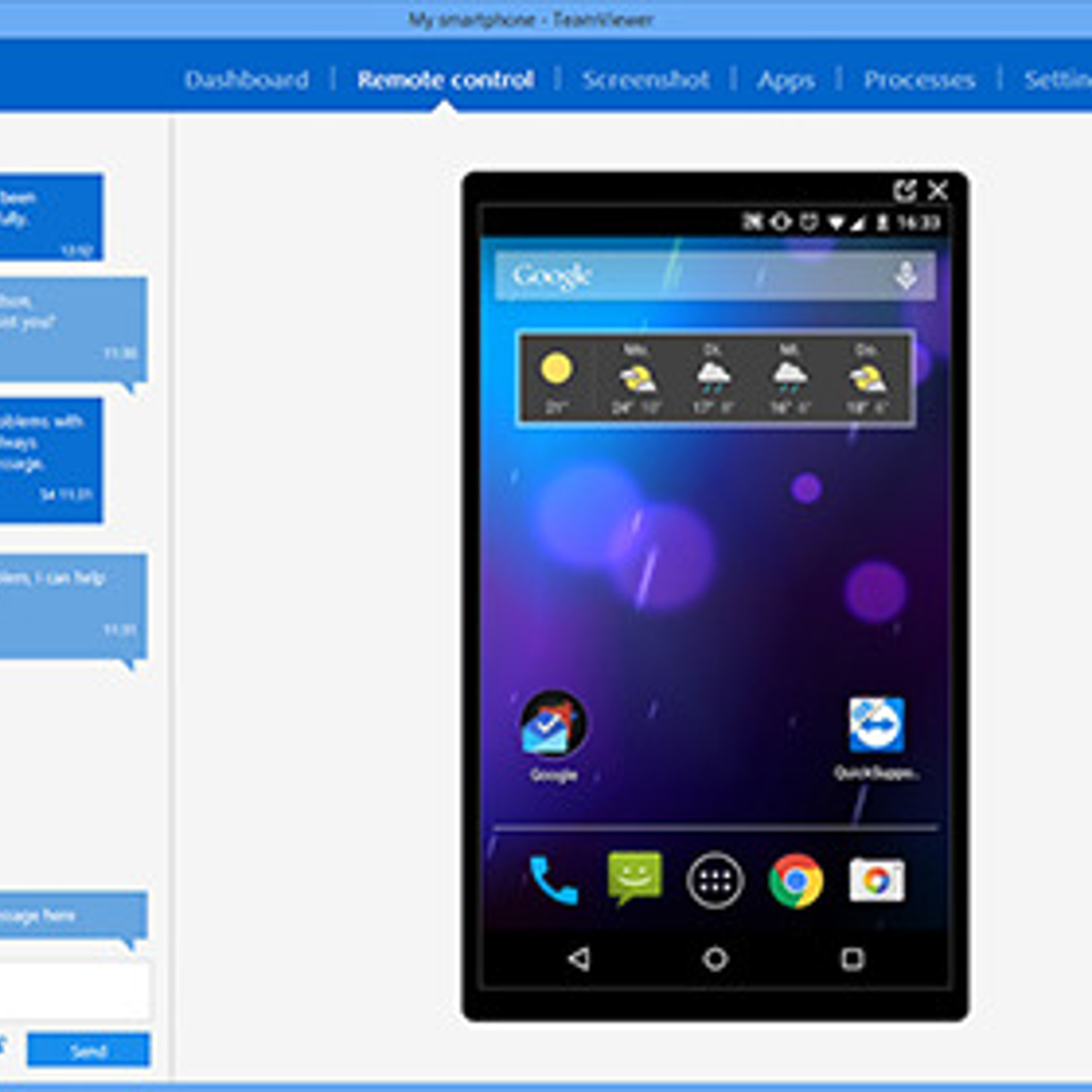 free options for android similar to teamviewer quick support