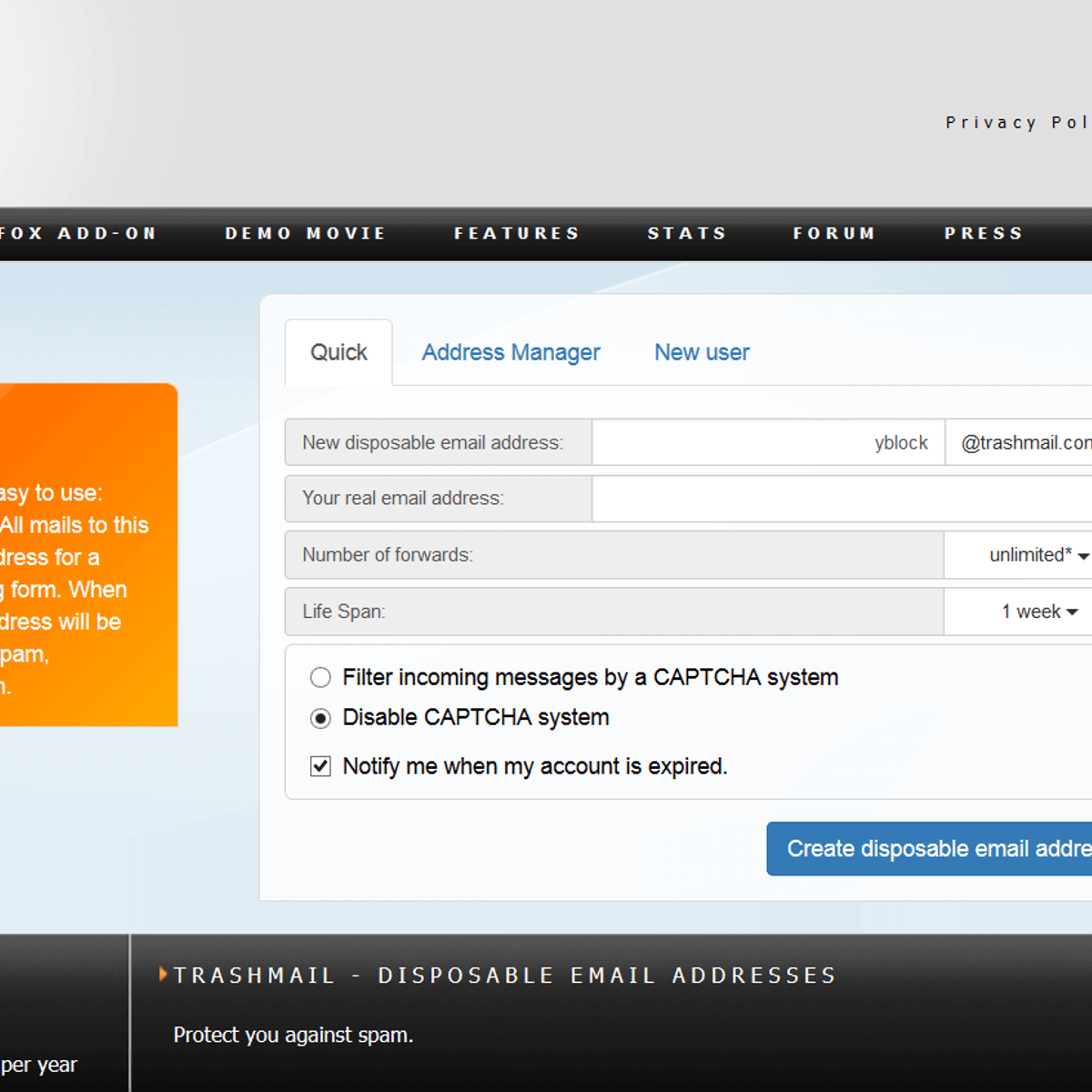 Trashmail.com Trashmail.com