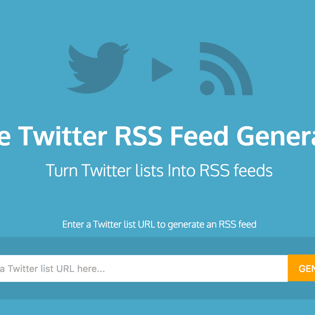 Twitter RSS Feed Generator Alternatives and Similar Websites and Apps