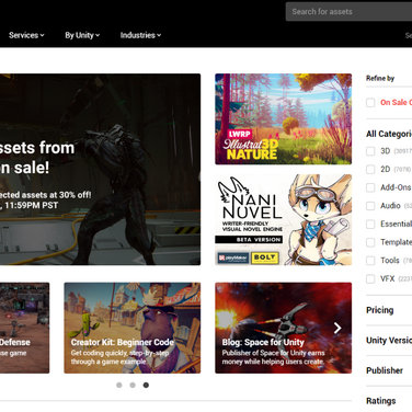 Unity Asset Store Alternatives And Similar Websites And Apps