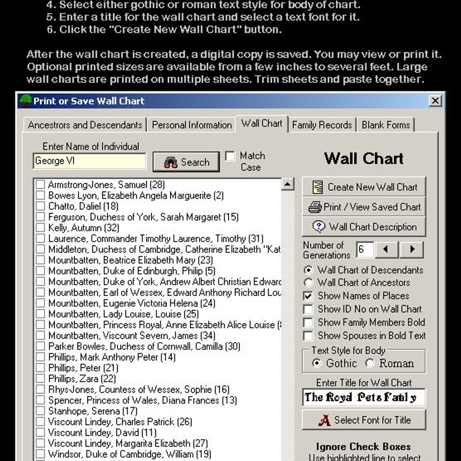 visual family tree maker alternatives and similar software