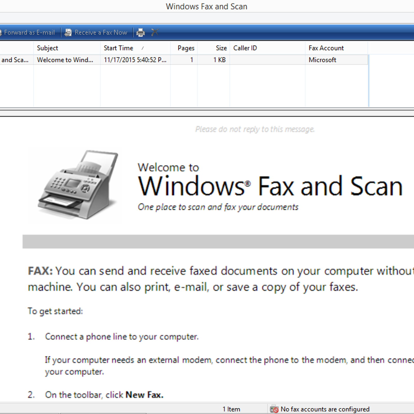 download windows fax and scan software