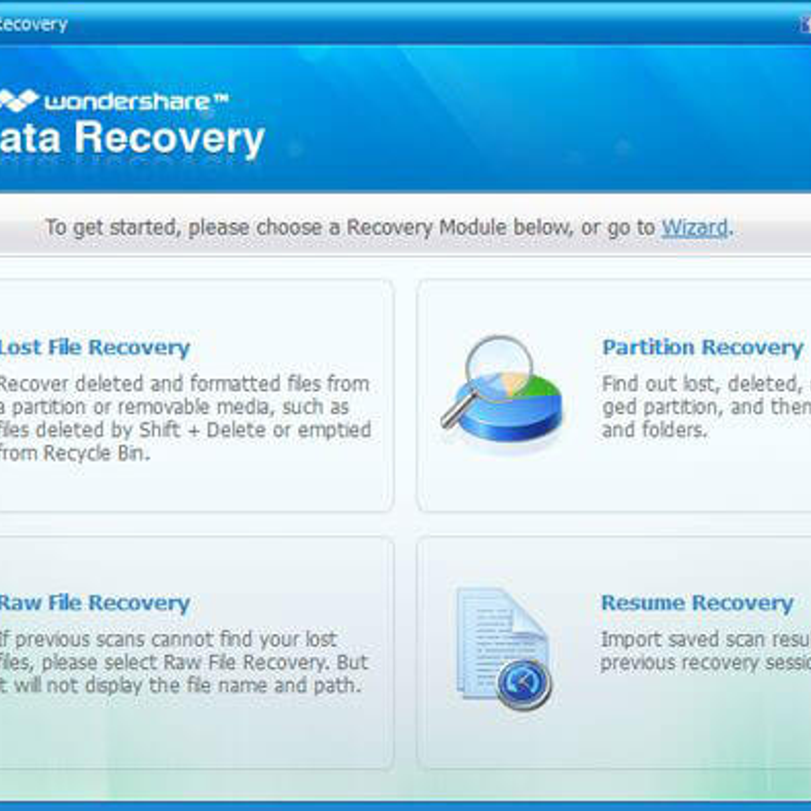 wondershare data recovery alternatives and similar software fix raw partition without format