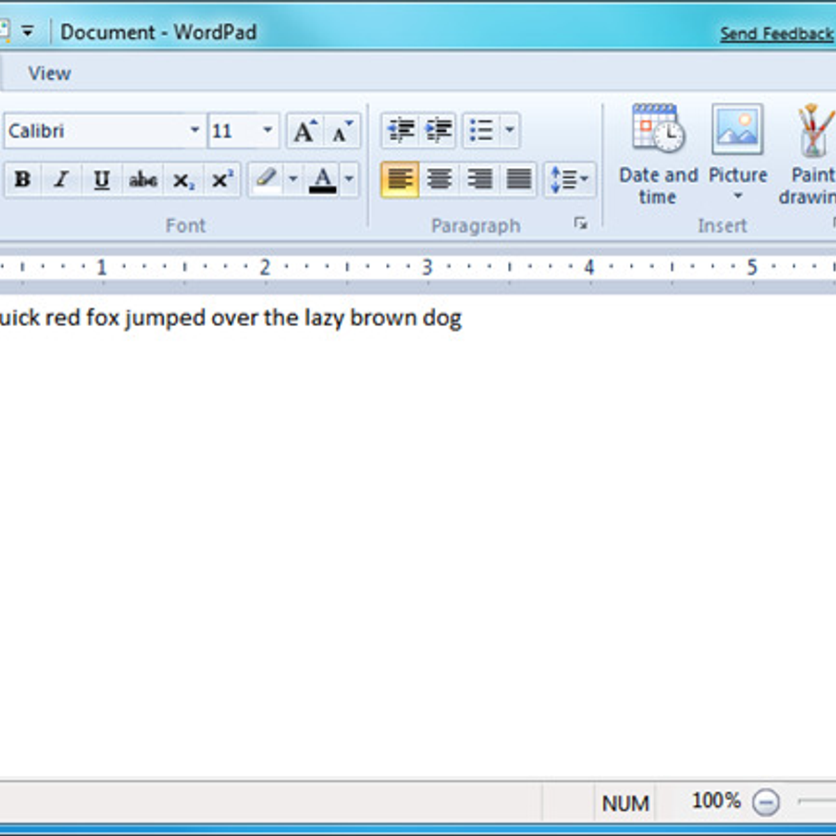 Wordpad +