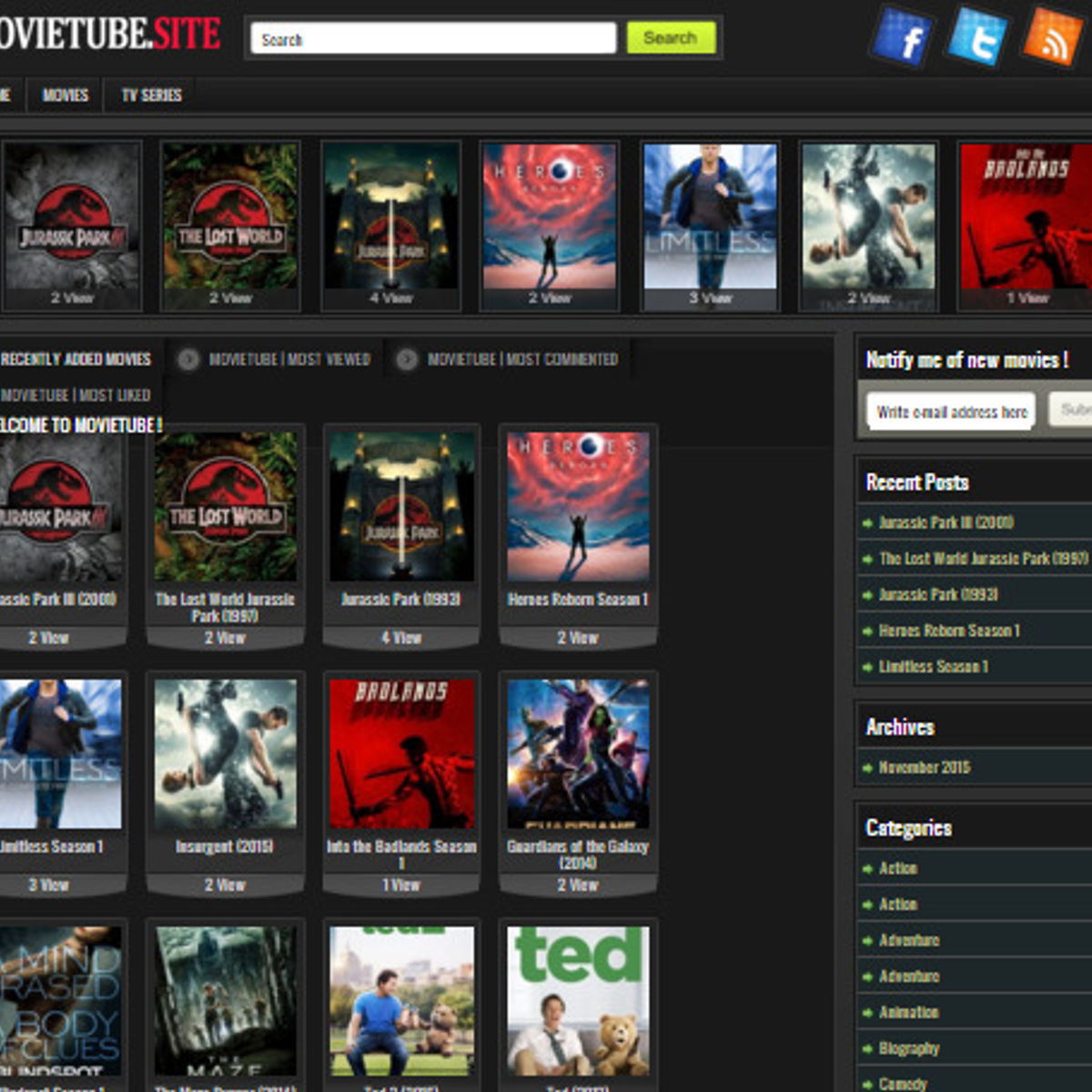 Sites like movietube Sites like movietube